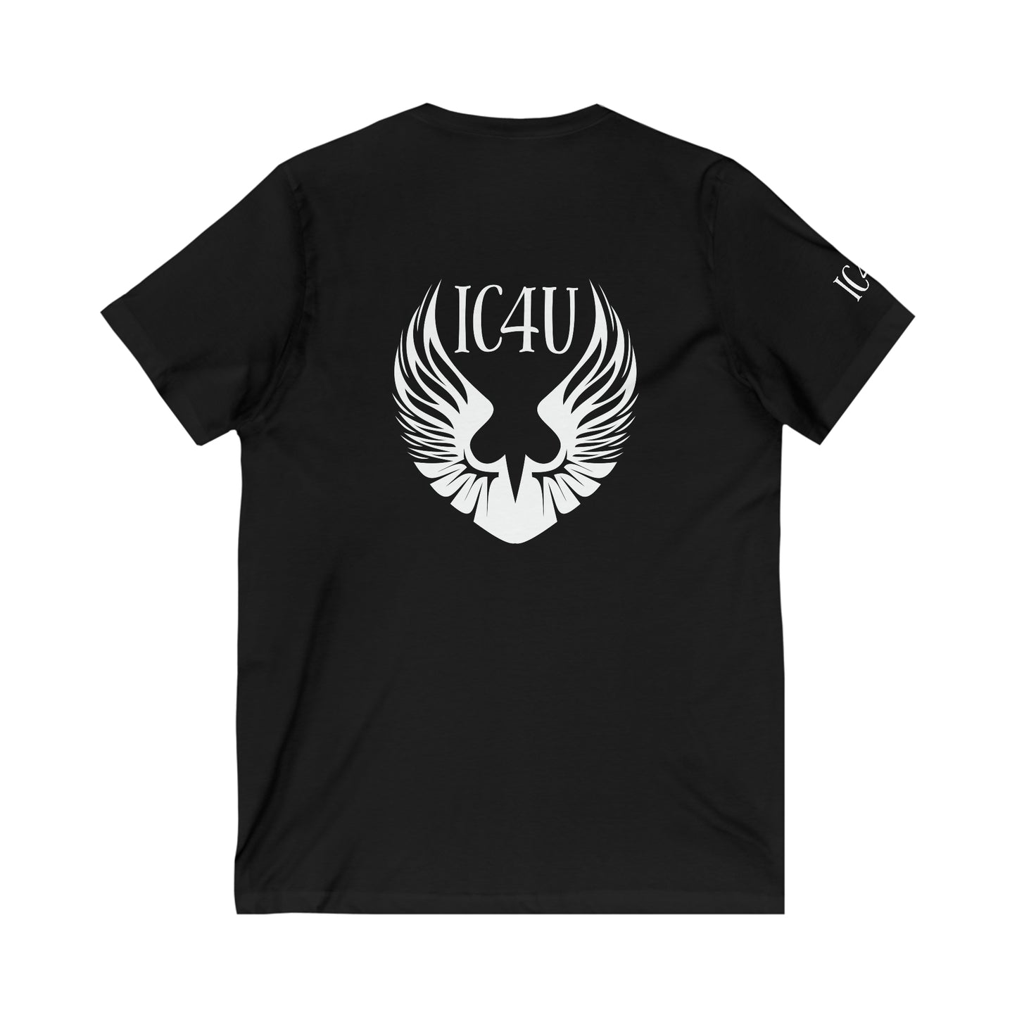 IC4U Unisex Jersey Short Sleeve V-Neck Tee